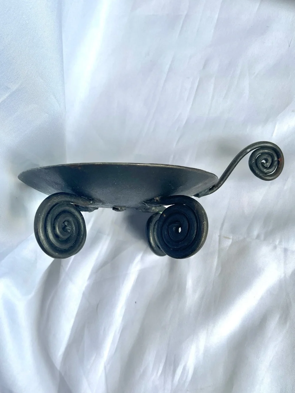 Wrought Iron Pillar Candle Holders 5.5